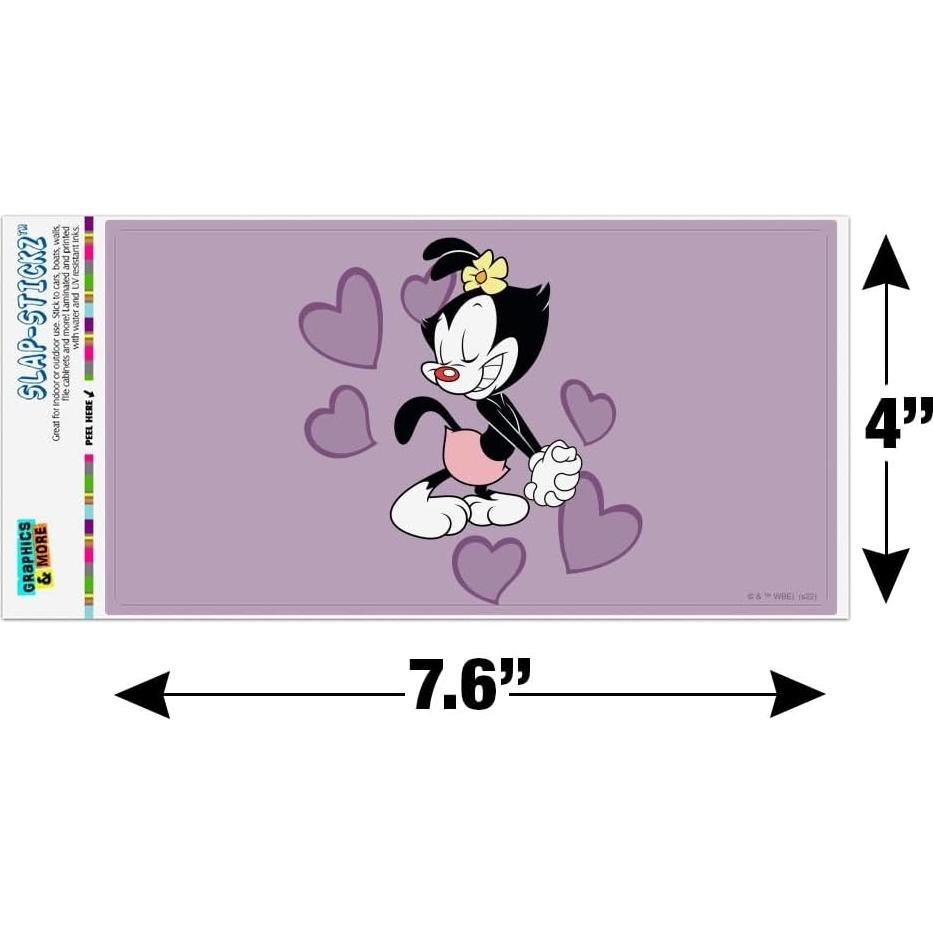 Etiqueta de Parachoques Animaniacs Graphics and More 19.3x10.2cm