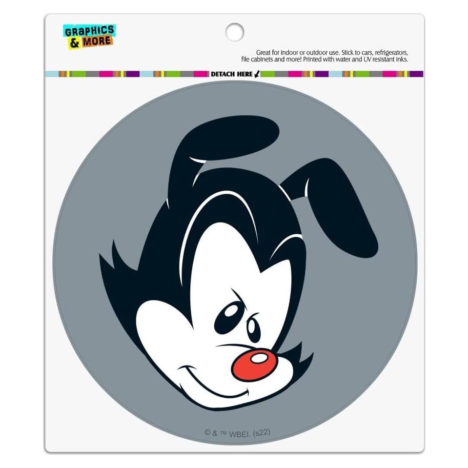 Imán de Vinilo Animaniacs Yakko 14cm para Coche y Refrigerador