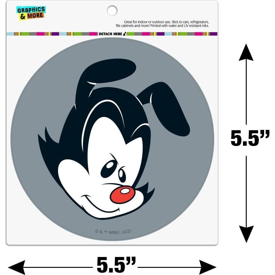 Imán de Vinilo Animaniacs Yakko 14cm para Coche y Refrigerador