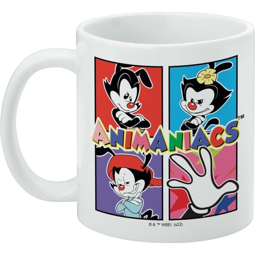 Taza de Cerámica Animaniacs 11oz Gráficos Vibrantes