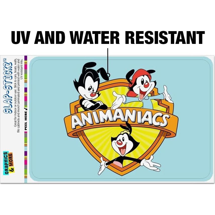 Adhesivo Animaniacs Graphics & More 15.24x10.16 cm