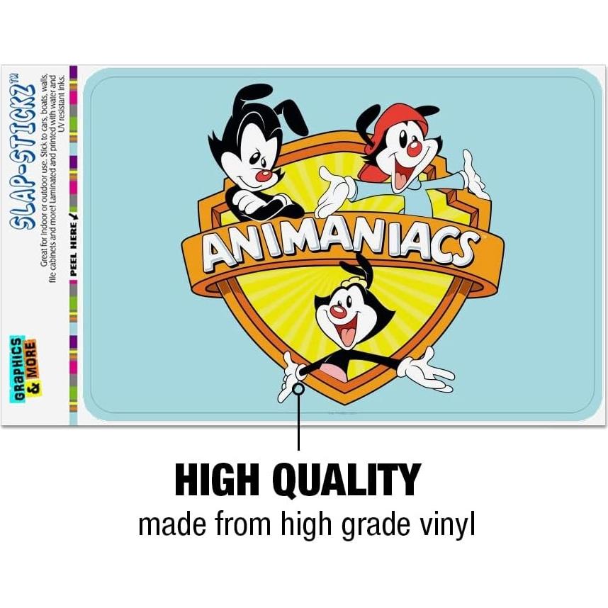 Adhesivo Animaniacs Graphics & More 15.24x10.16 cm