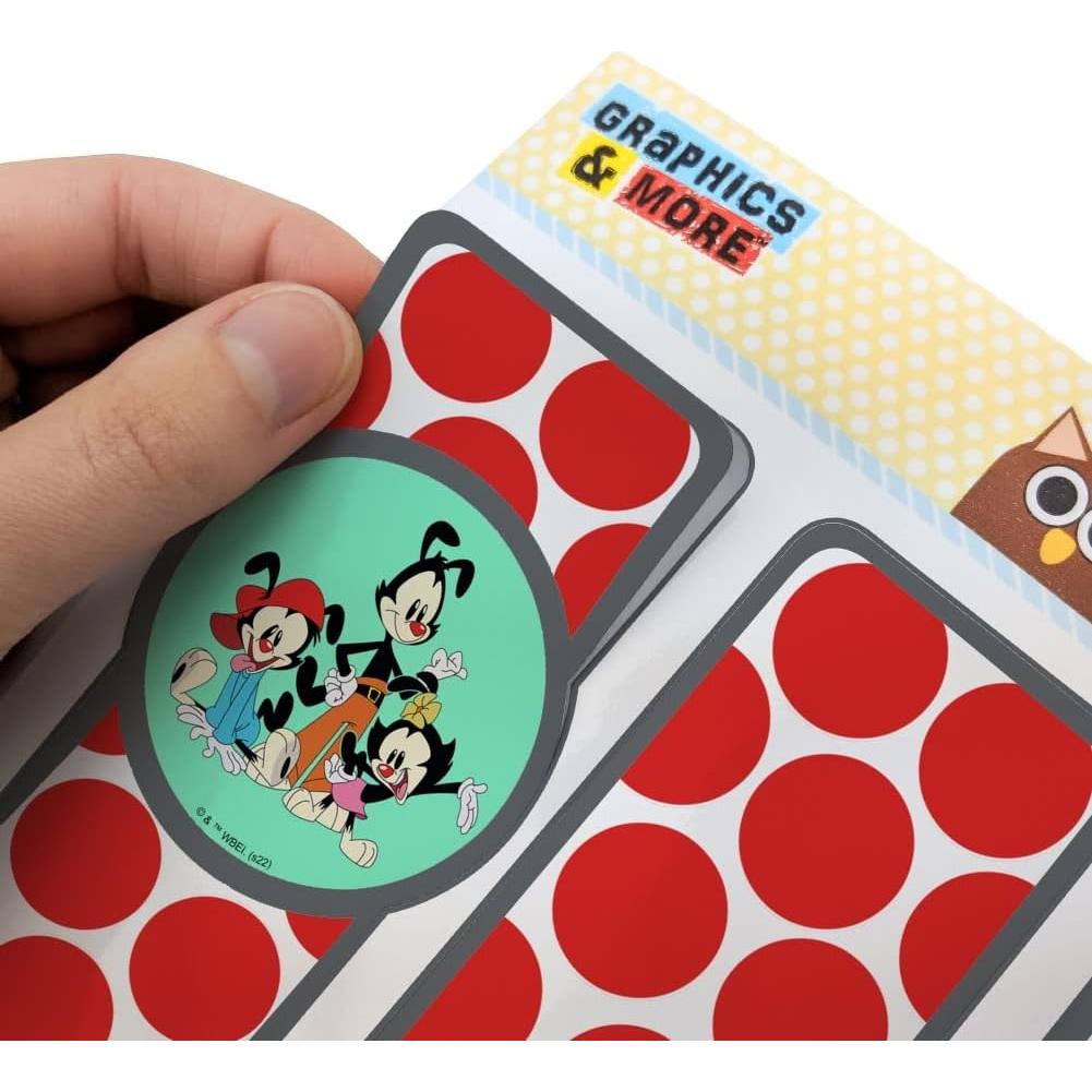 Conjunto de 3 Marcadores Laminados Animaniacs - 17 cm