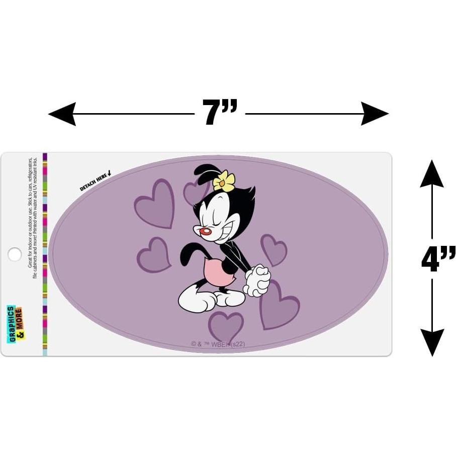 Imán Ovalado Animaniacs Graphics & More 17.8x10.2cm