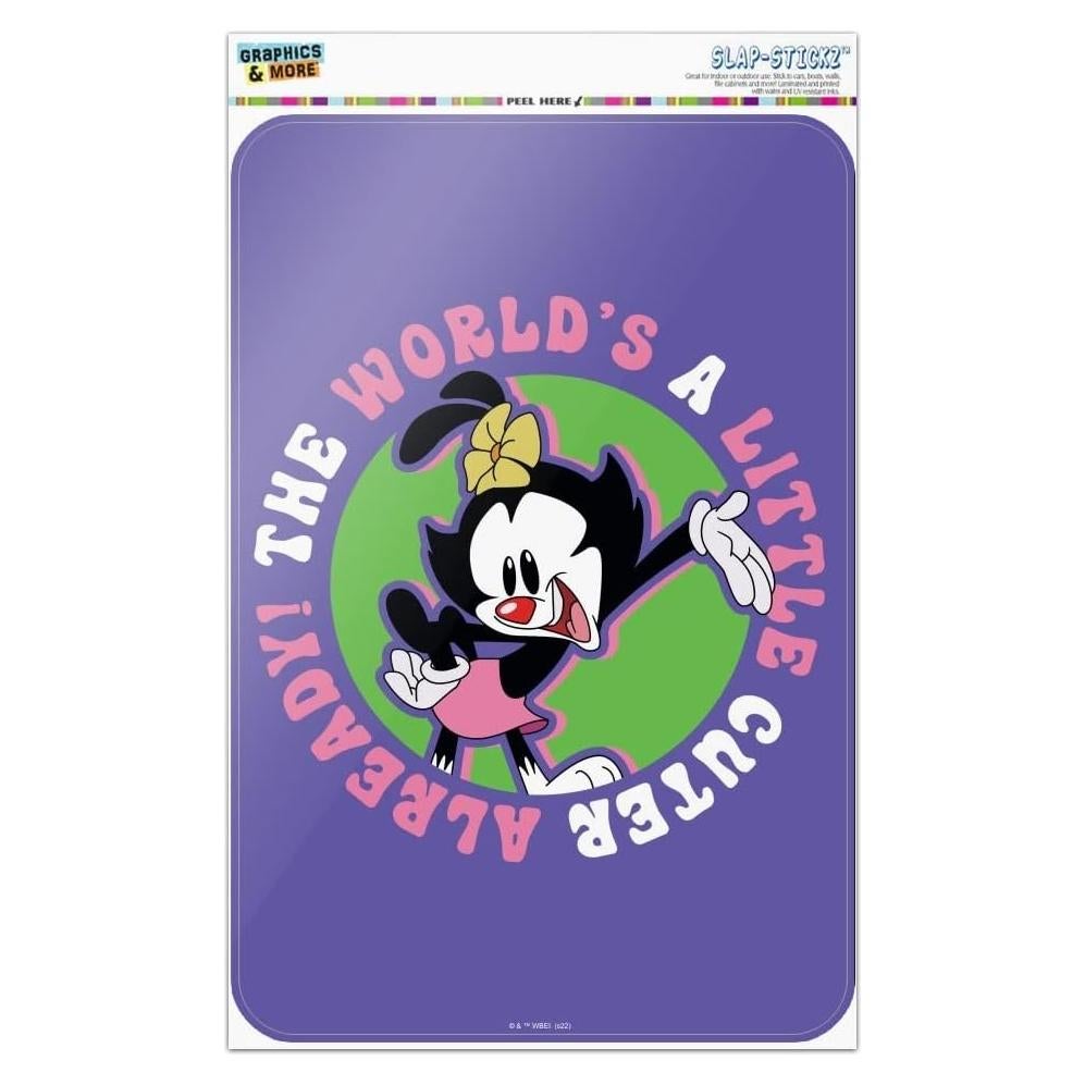 Adhesivo Animaniacs Graphics & More 15.24x22.86 cm Multicolor