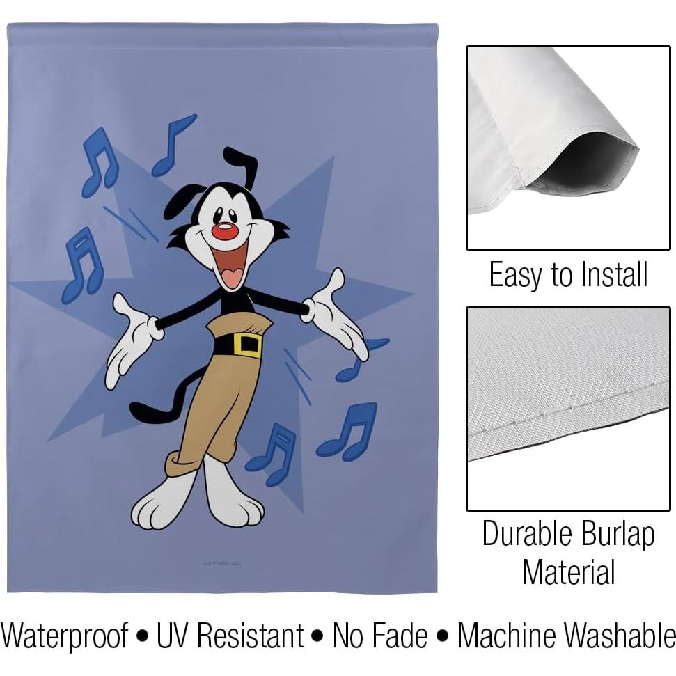 Bandera Doble Cara Animaniacs Yakko 76x102 cm Graphics & More