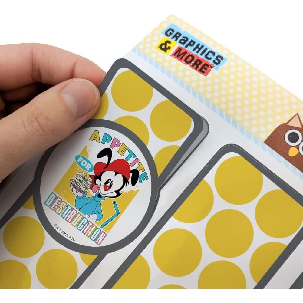 Conjunto de 3 Marcadores Laminados Animaniacs 17 cm Multicolor