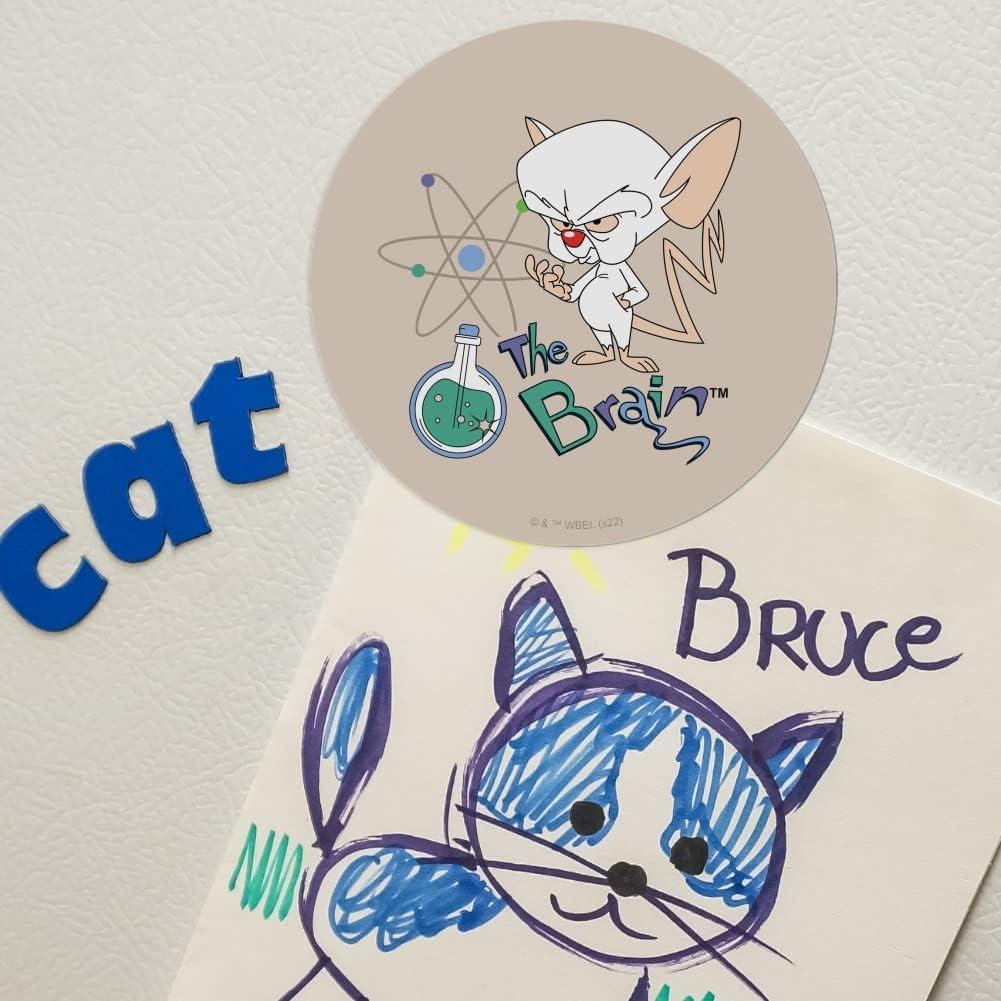 Imán de Vinilo Pinky y El Cerebro 14cm - Graphics and More