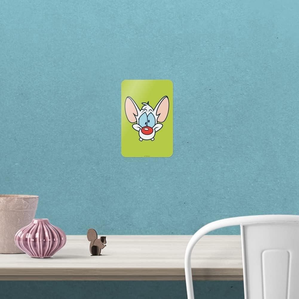 Adhesivo Decorativo Pinky y el Cerebro 15.24x10.16cm