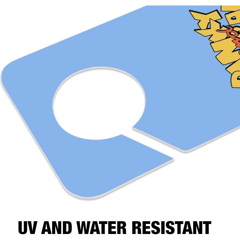 Cartel de Plástico para Perilla de Puerta Pinky y Cerebro - 24x8.9cm