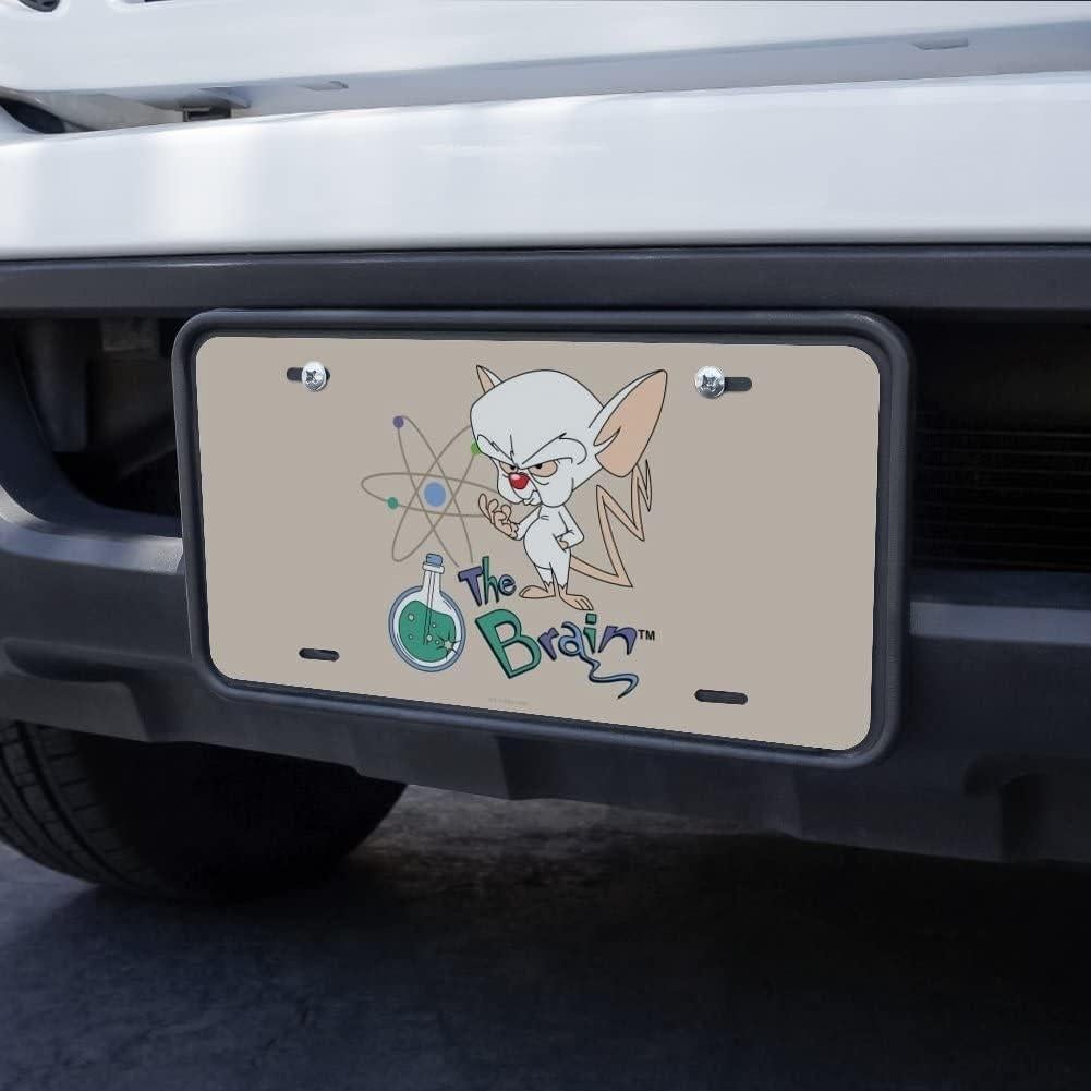 Placa de Licencia de Metal Pinky y El Cerebro - Graphics & More