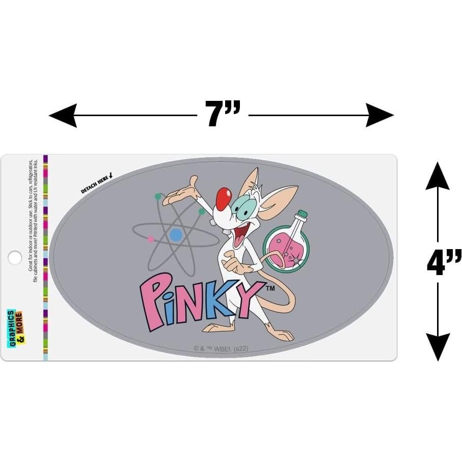 Imán Ovalado Pinky y El Cerebro GRAPHICS & MORE 17.8x10.2cm