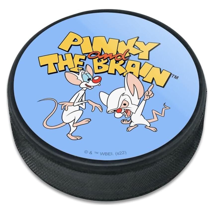 Puck de Hockey Pinky y el Cerebro Graphics & More 76mm