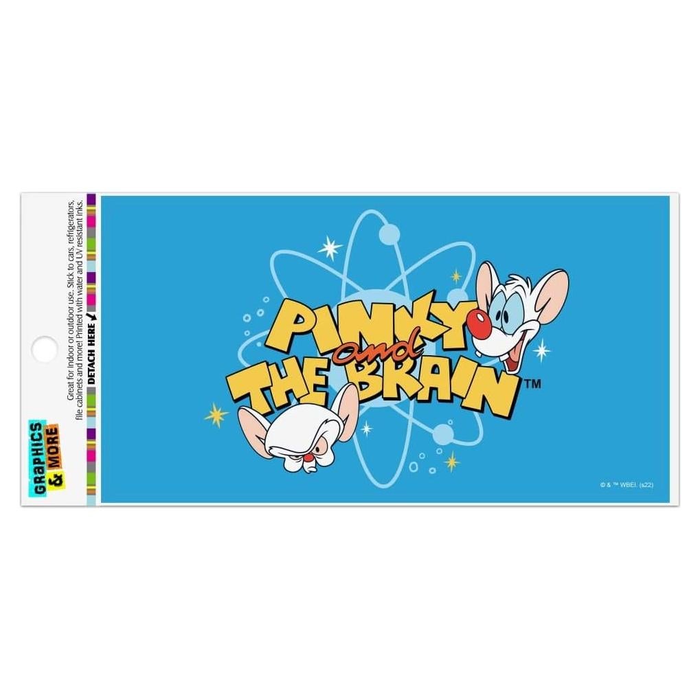 Imán Vinilo Pinky y el Cerebro 19.3x10.2cm Graphics & More
