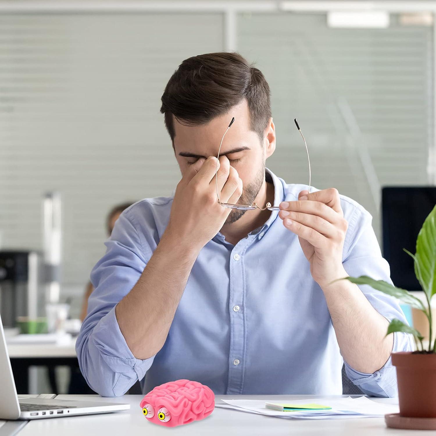 Juguetes Antiestrés Cerebrales Sumind - 2 Piezas Rosa 9x8x4.5cm