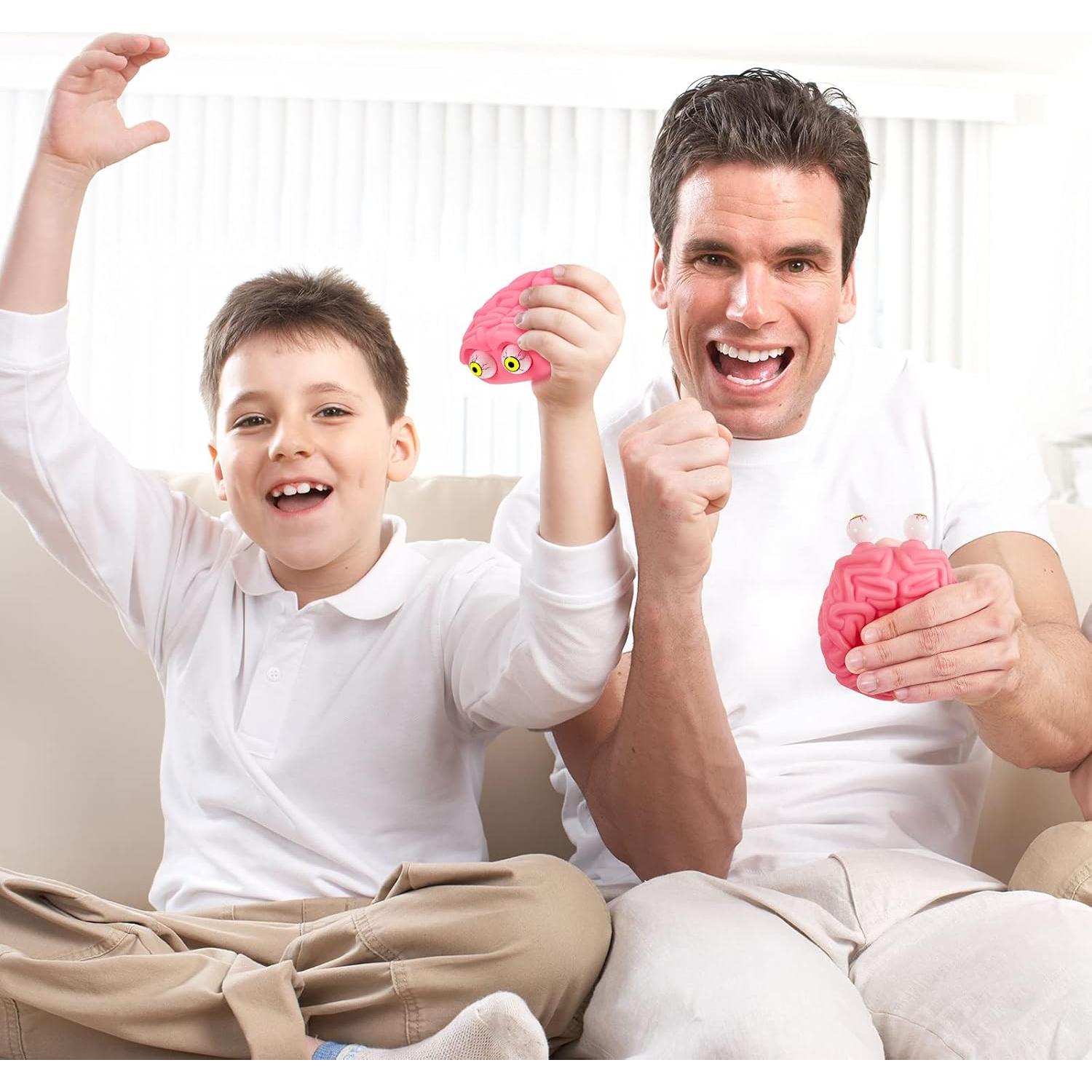 Juguetes Antiestrés Cerebrales Sumind - 2 Piezas Rosa 9x8x4.5cm