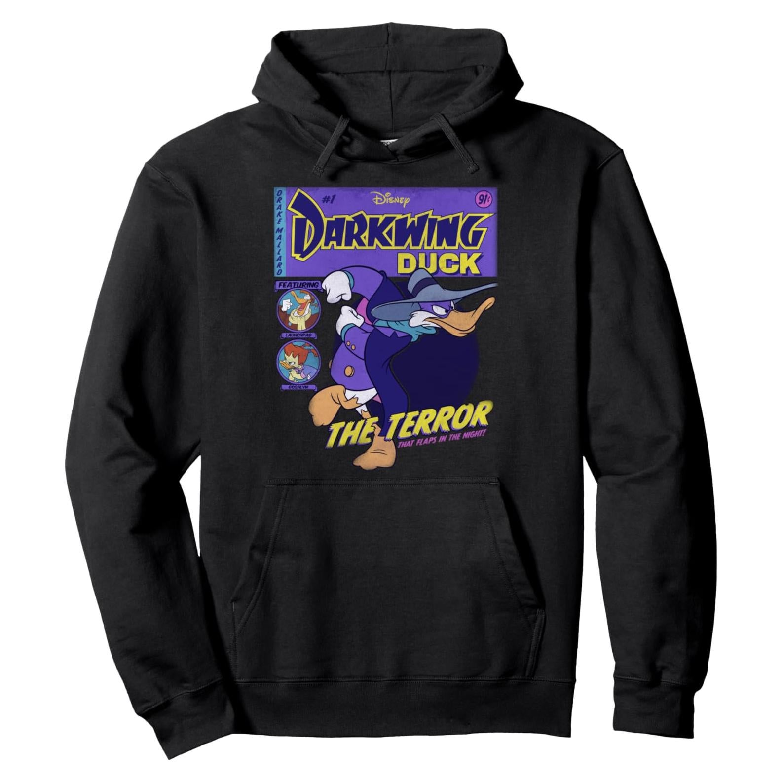 Sudadera con Capucha Disney Pato Darkwing Vintage 241g