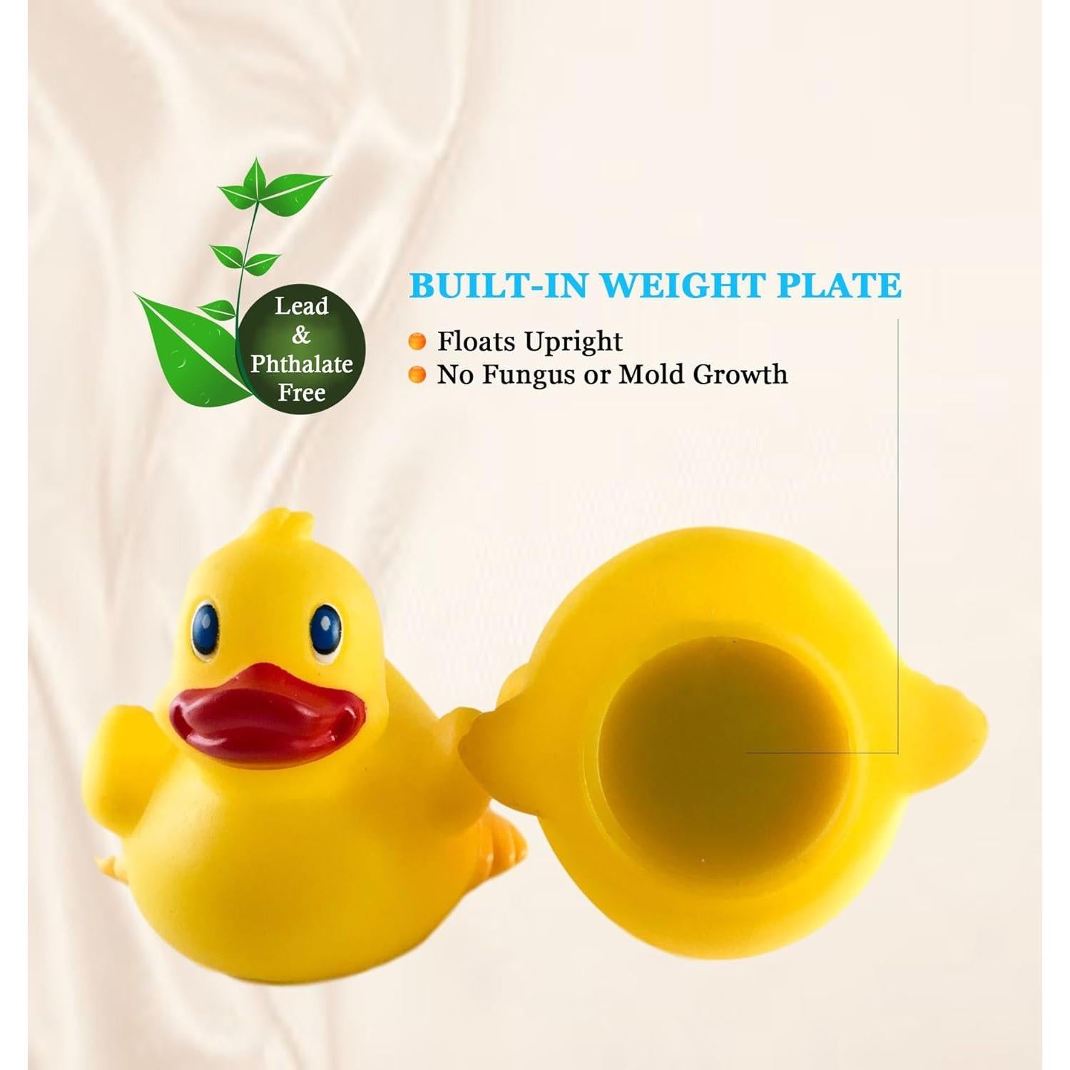 Patito de Goma Ducky City 8.26 cm - Juguete de Baño Seguro