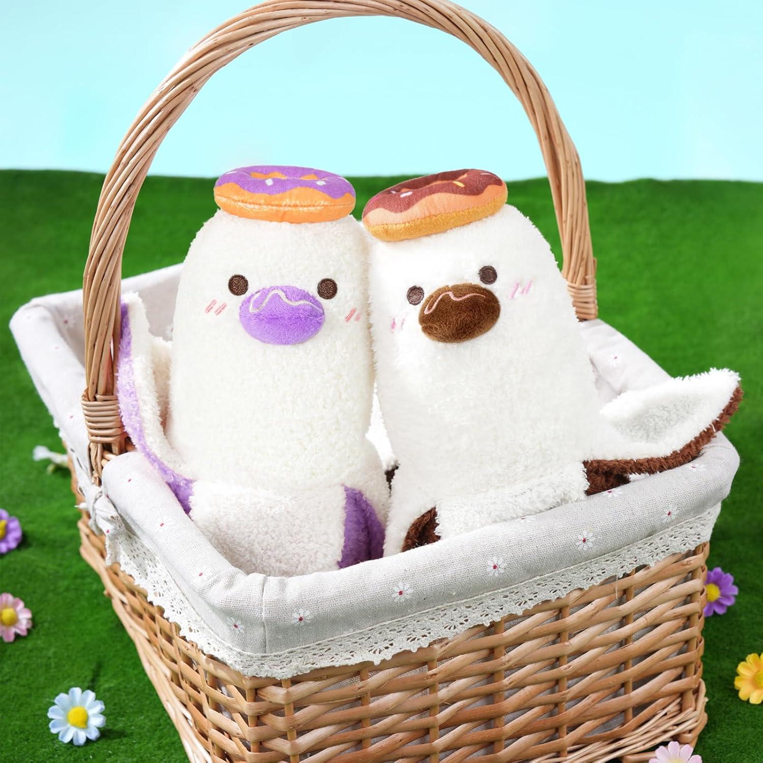 Almohada de Pluche Pato Plátano Donut PEACH CAT 50 cm Púrpura