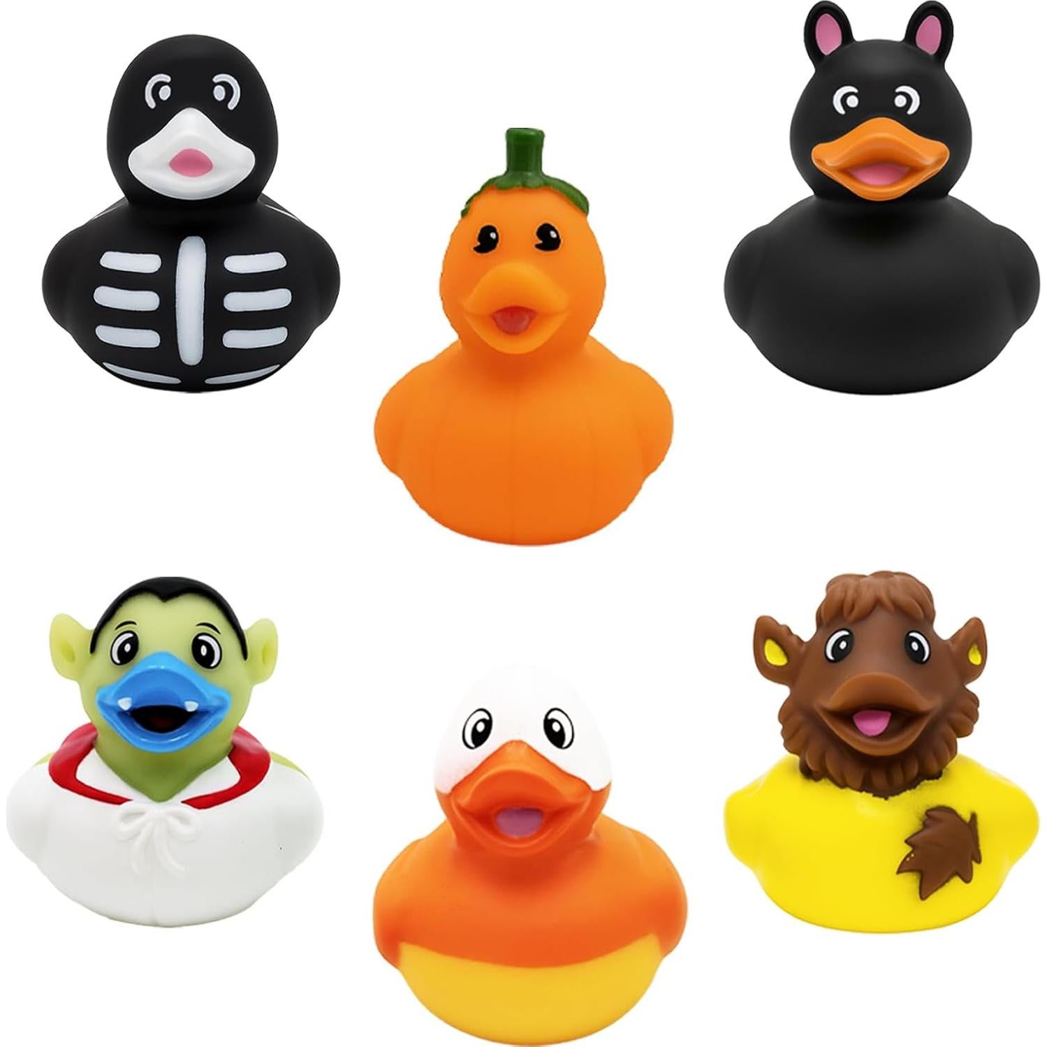 Patos de Goma de Halloween The Dreidel Company 12-Pack