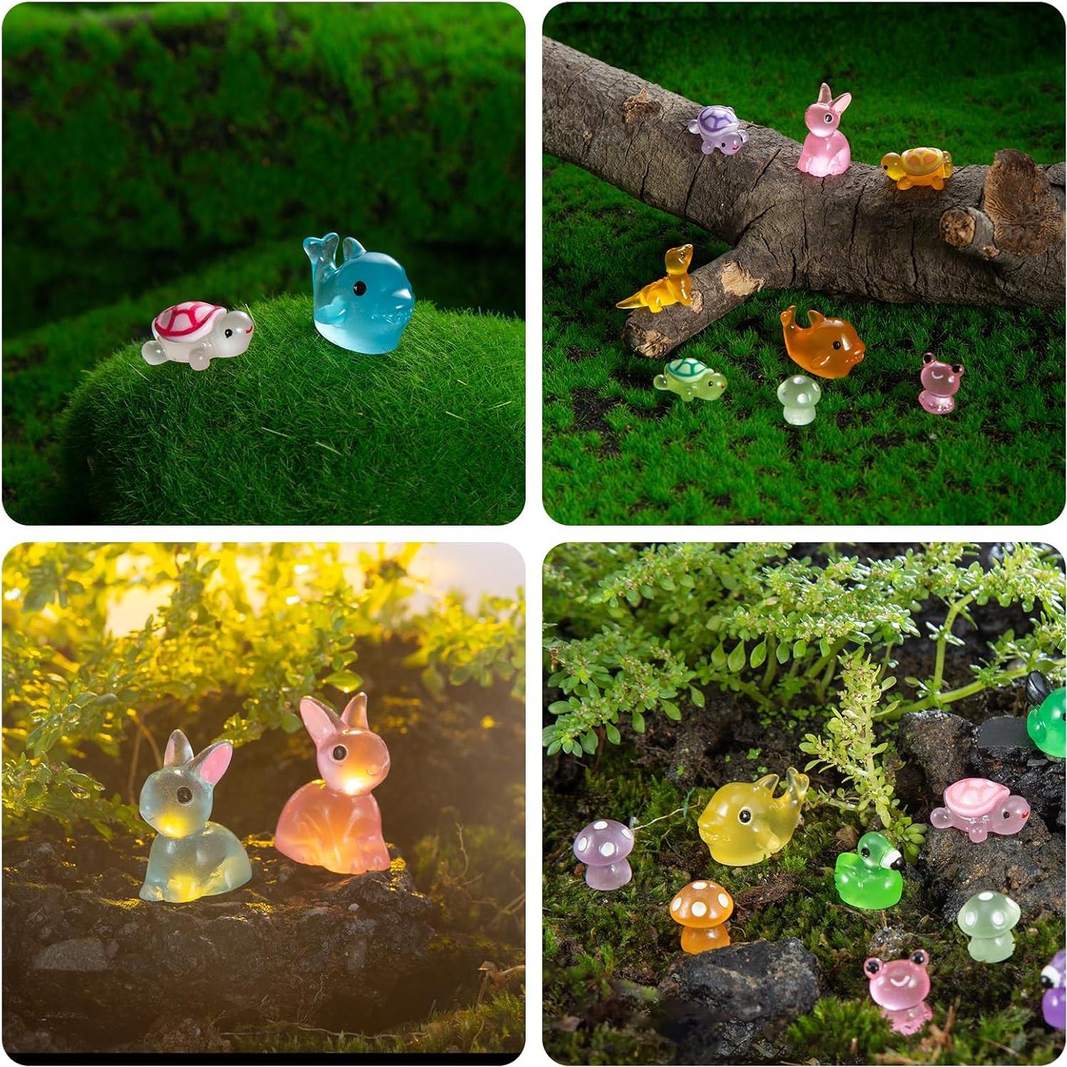 200 Piezas Animales Luminiscentes YOUHORYA para Decoración