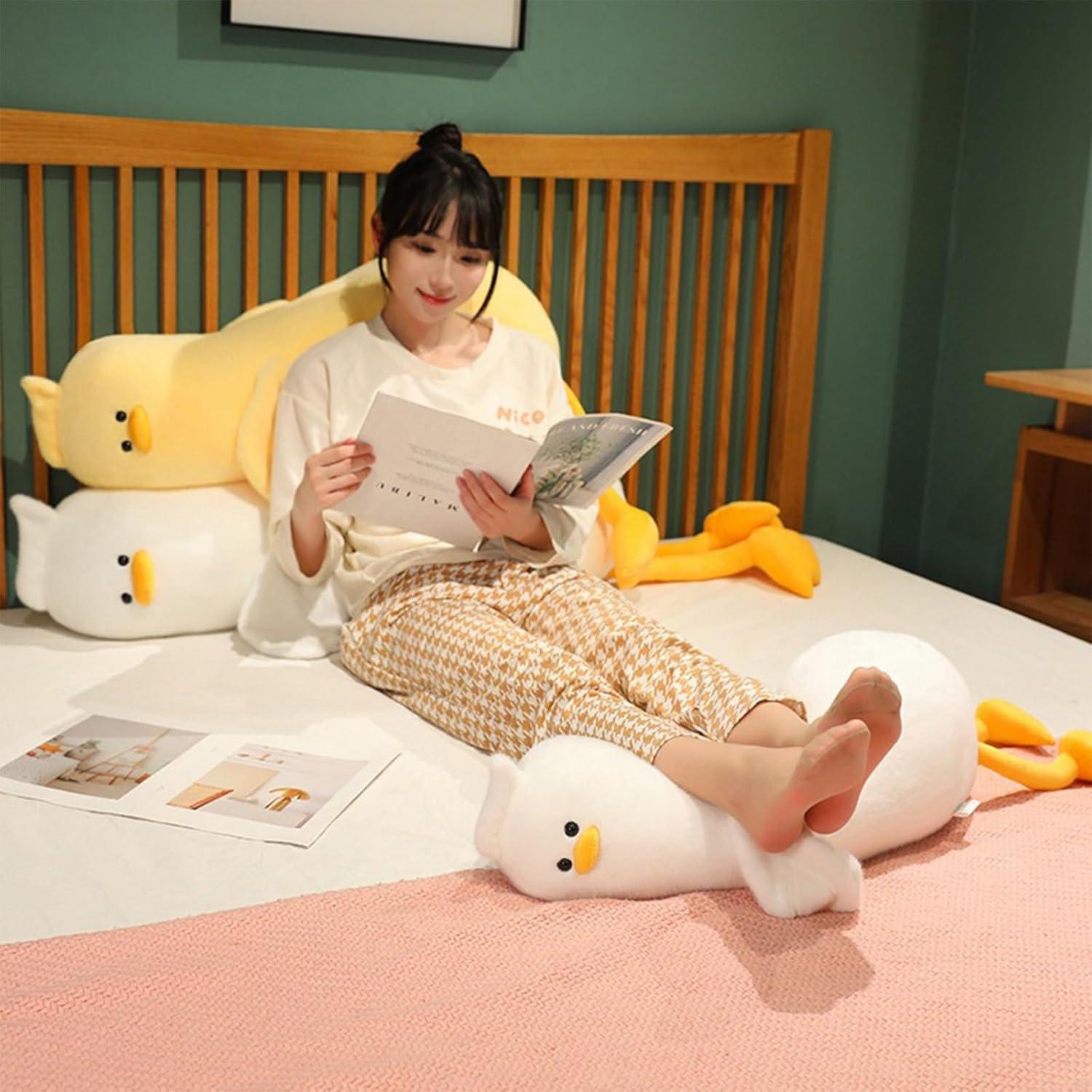 Almohada de Pato Largo de Peluche PEACH CAT 81.5 cm Amarillo