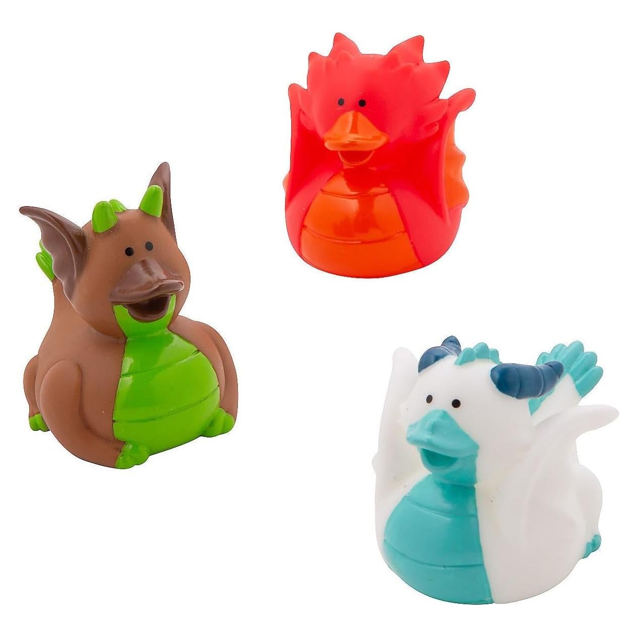 Juego de 12 Patitos de Goma Dragón Fun Express 5.08 cm