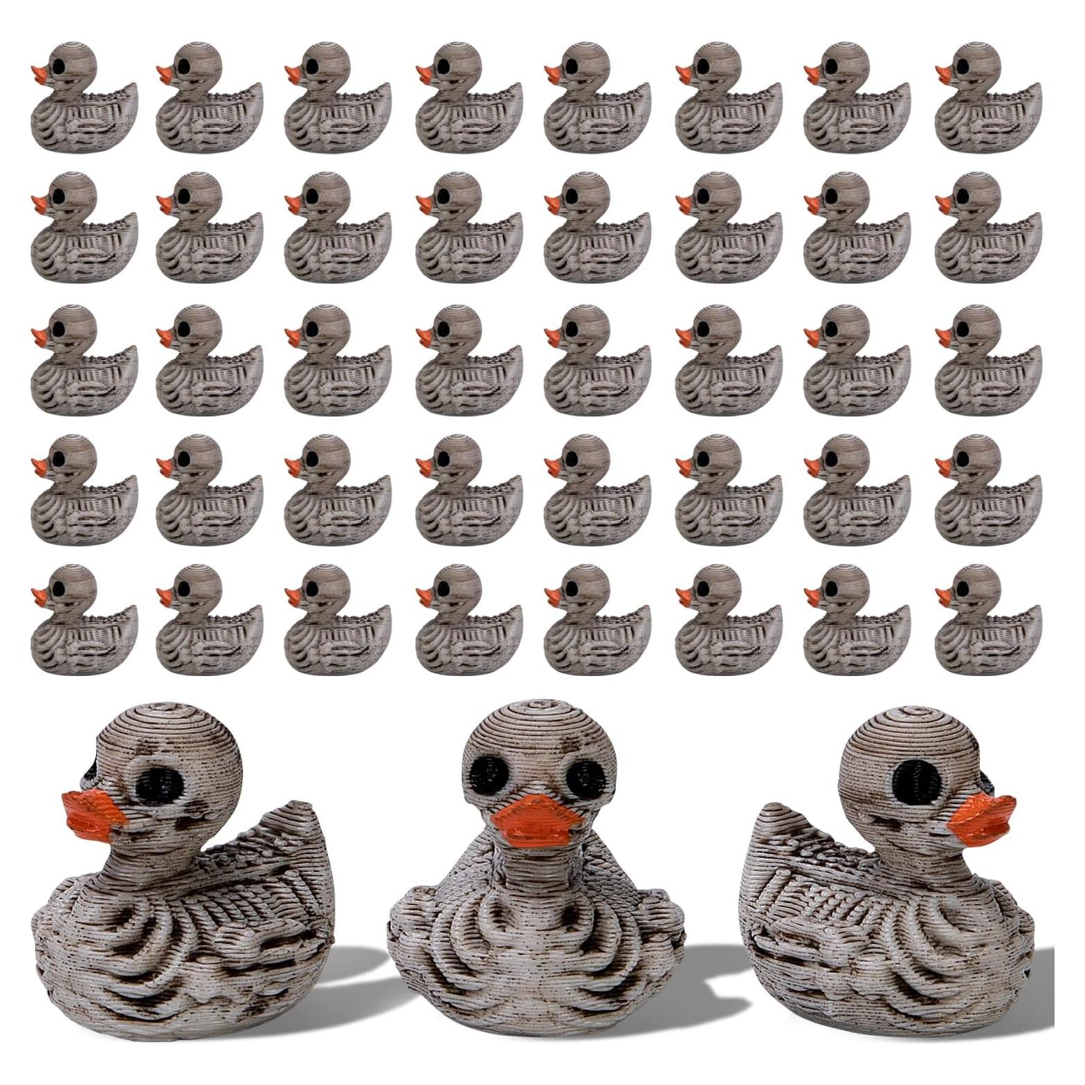 60 Piezas Decoraciones de Esqueletos de Patos Halloween Watayo