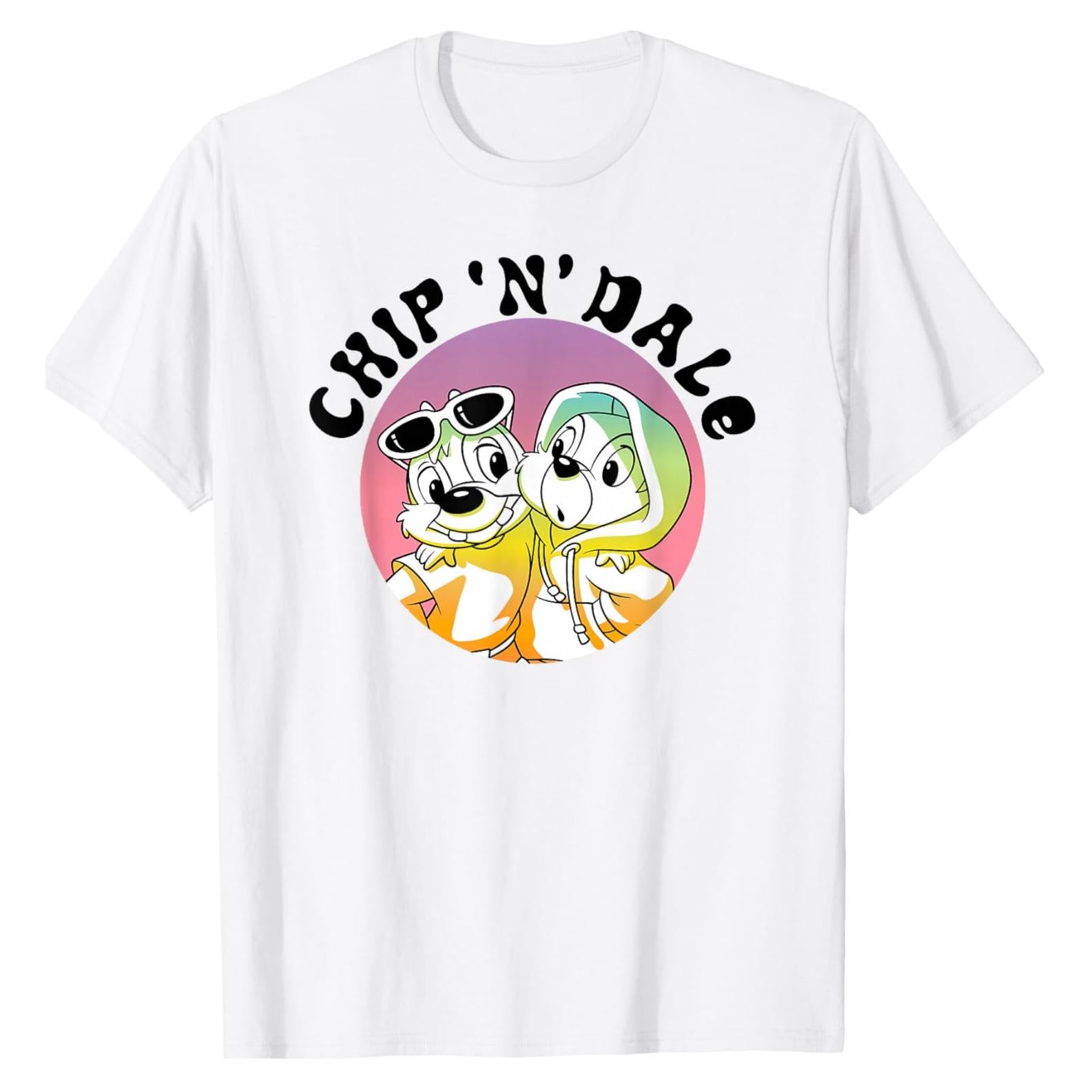 Camiseta Gradiente Chip y Dale Disney Rescue Rangers