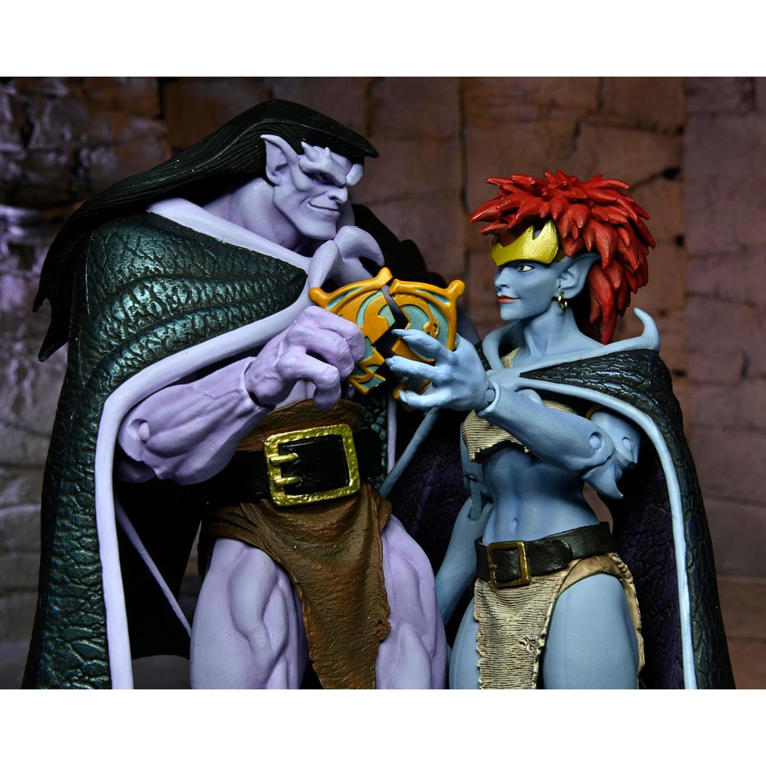 NECA Gárgolas 2-Pack Figuras de Acción Goliath y Demona 17.78 cm