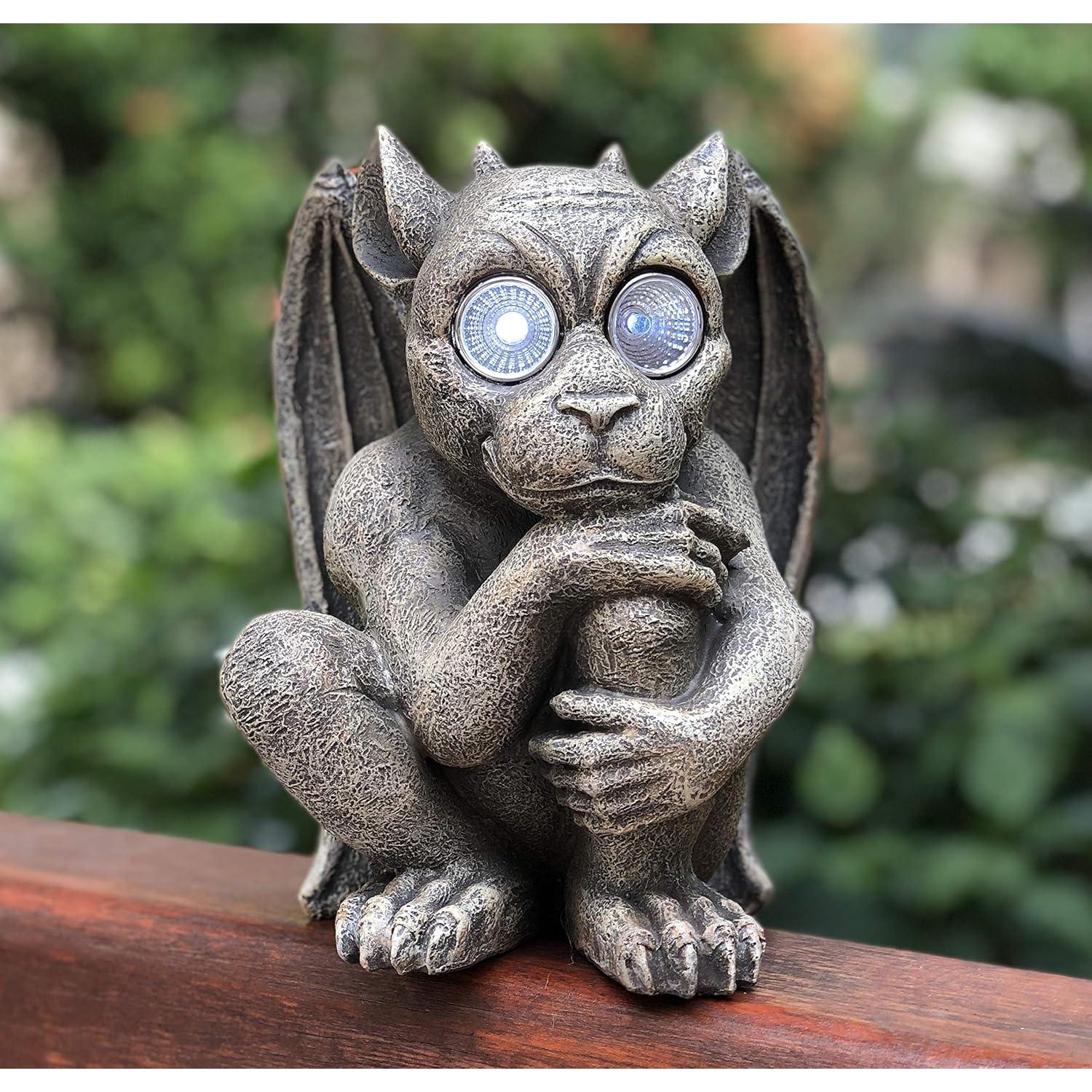 Gargola Solar Decorativa para Jardín Bo-Toys 21x16 cm