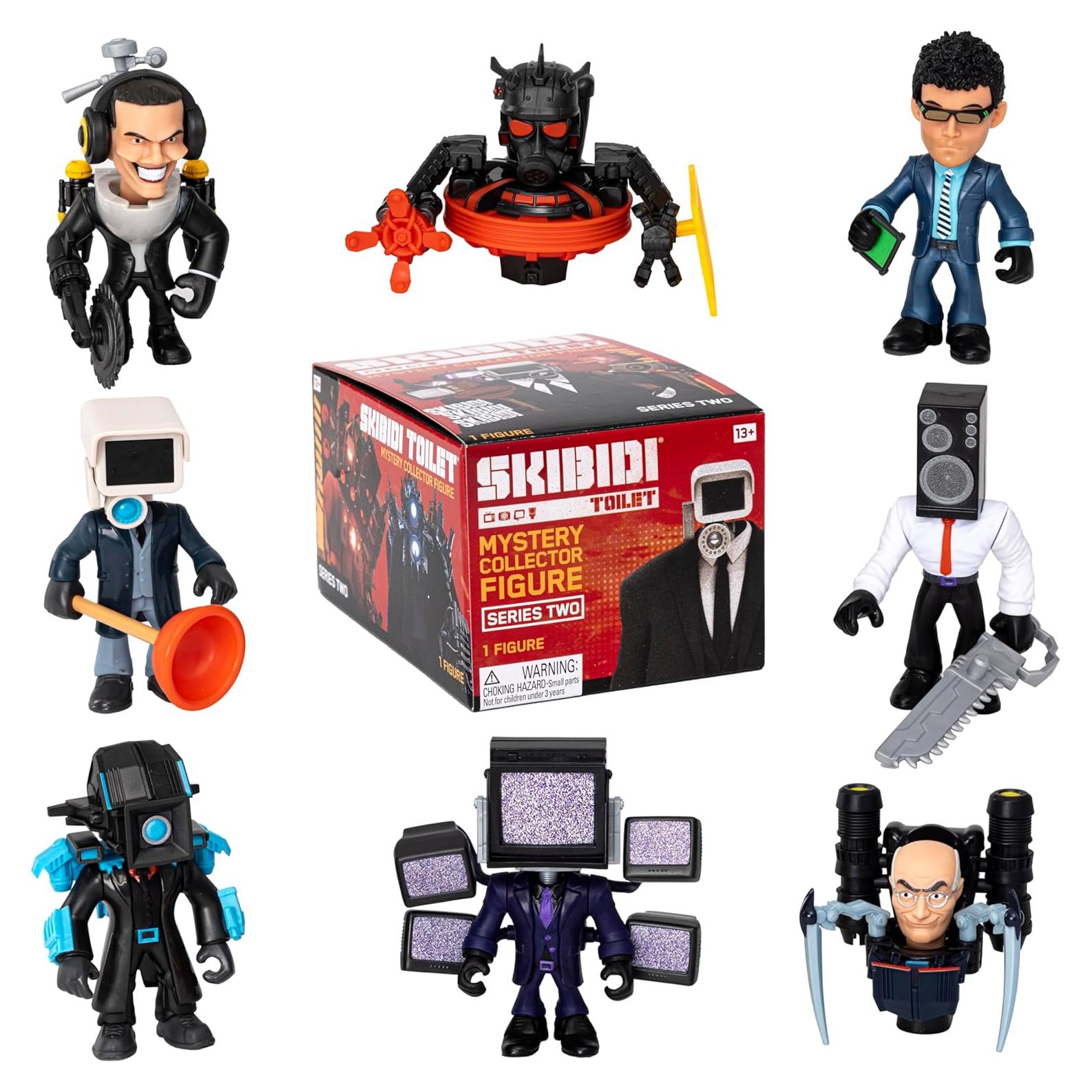 Figura Coleccionable Skibidi Toilet Serie 2 - Bonkers Toys