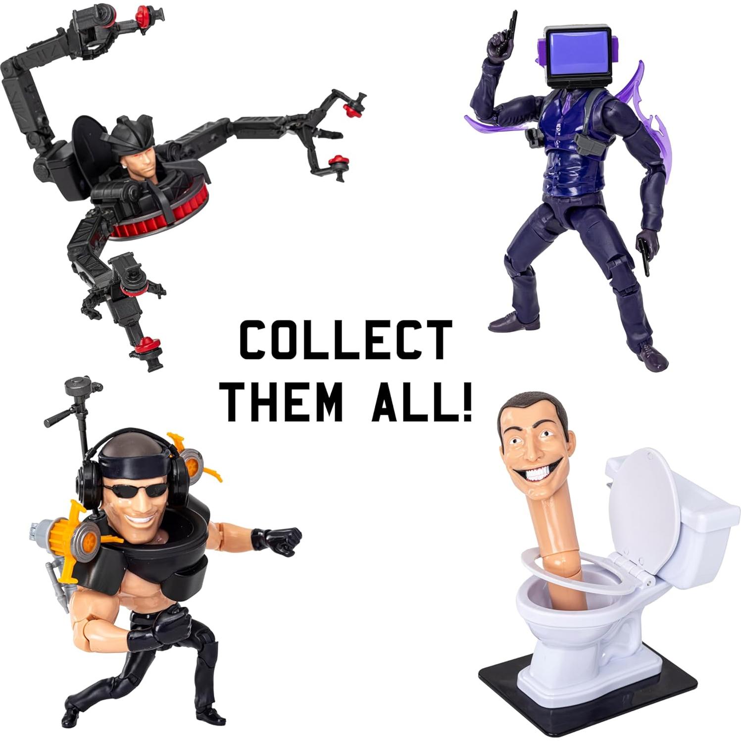 Figura Deluxe Skibidi Toilet Bonkers Toys 15.24 cm