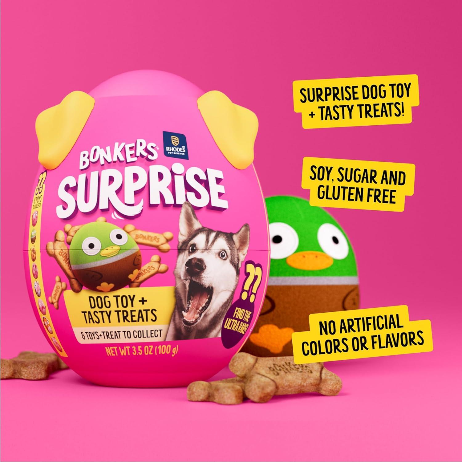 Galletas para Perros Bonkers Sorpresa con Juguete 100g