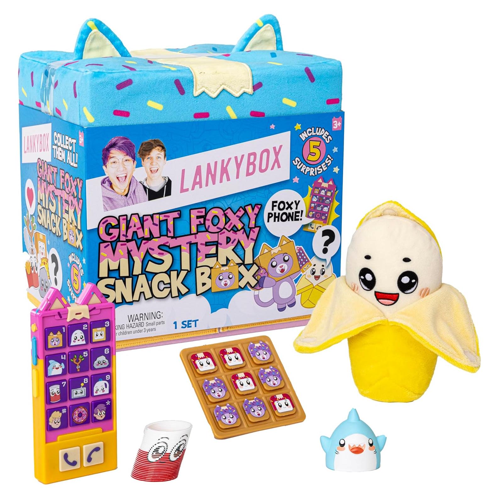 Caja de Snacks Sorpresa LankyBox Giant Foxy - 5 Sorpresas