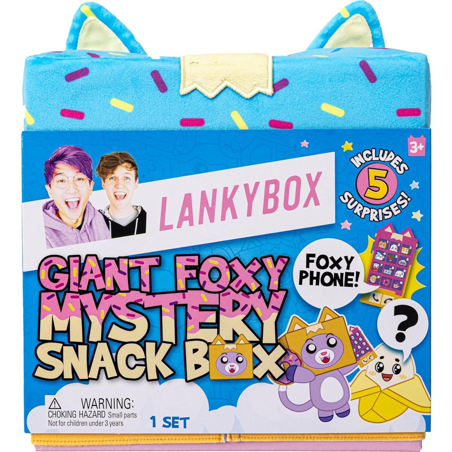 Caja de Snacks Sorpresa LankyBox Giant Foxy - 5 Sorpresas