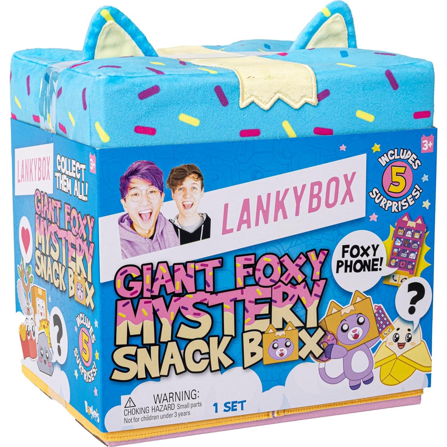 Caja de Snacks Sorpresa LankyBox Giant Foxy - 5 Sorpresas