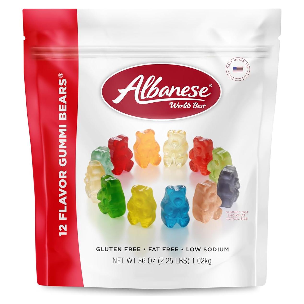 Ositos de Goma Albanese 12 Sabores 1.02 kg Bolsa Dulces