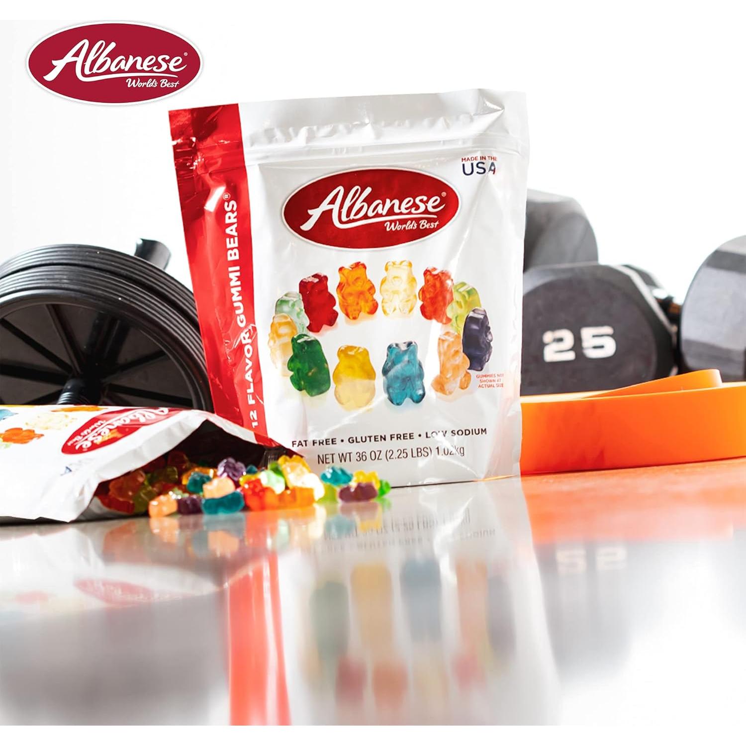 Ositos de Goma Albanese 12 Sabores 1.02 kg Bolsa Dulces