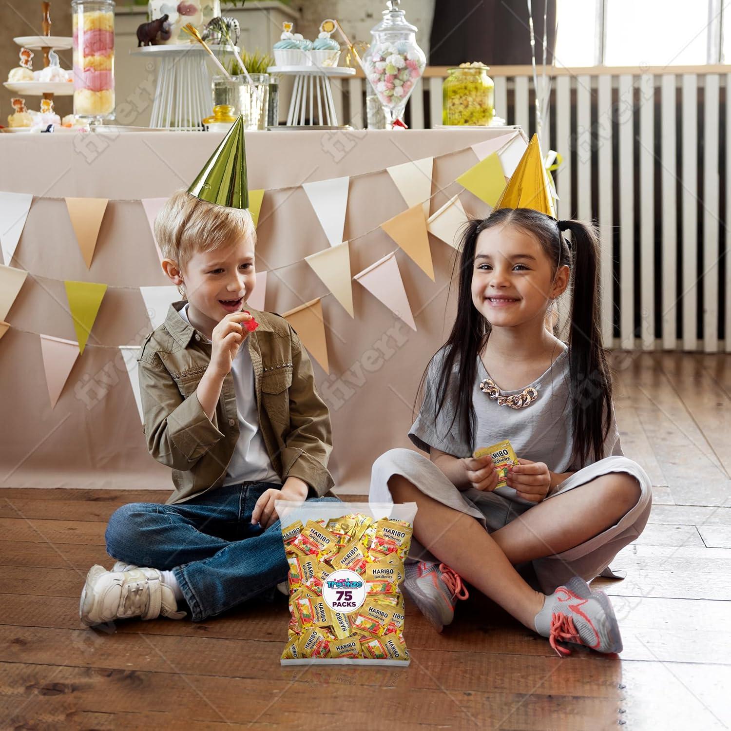 Oso de goma Goldbears Haribo 75 unidades 11.34 g sabores surtidos