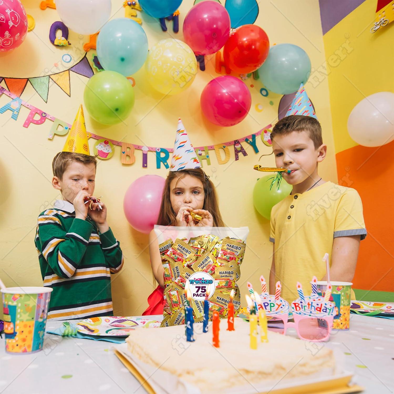 Oso de goma Goldbears Haribo 75 unidades 11.34 g sabores surtidos