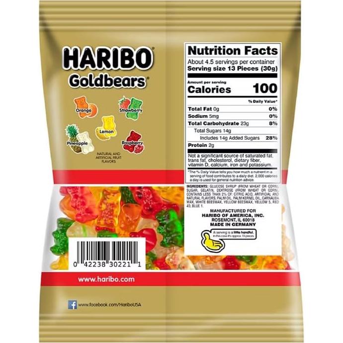 Ositos de Goma Haribo Goldbear 1701g - Dulce de Azúcar