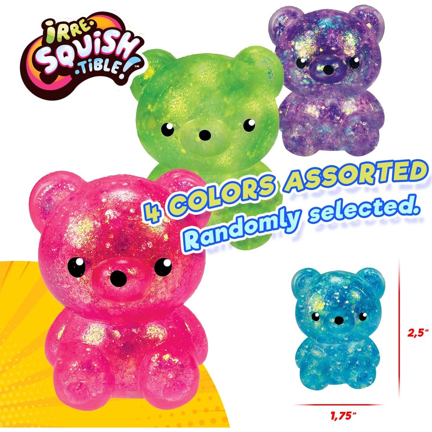 JA-RU Oso Aplastable 2 Paquetes - Juguete Antiestrés para Niños