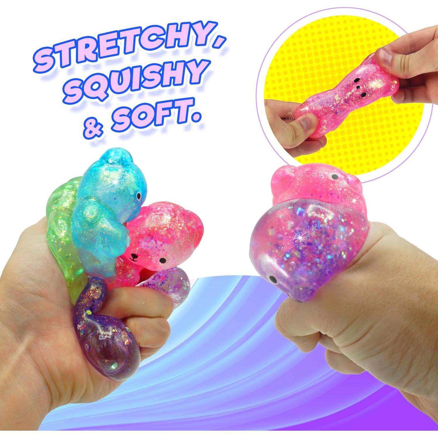 JA-RU Oso Aplastable 2 Paquetes - Juguete Antiestrés para Niños