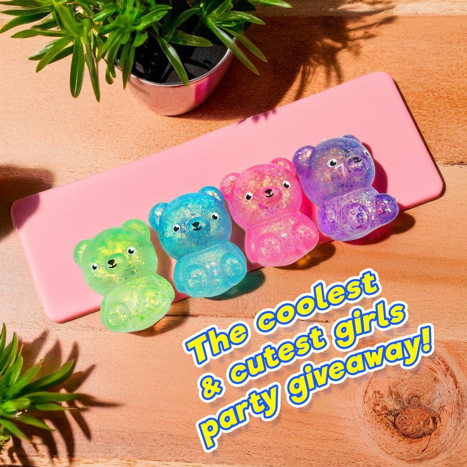 JA-RU Oso Aplastable 2 Paquetes - Juguete Antiestrés para Niños