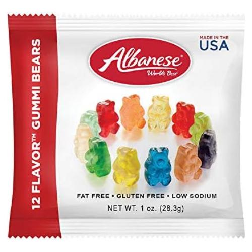 Ositos de Goma Albanese Hipopótamo Azul 30 Unidades 28 Gr