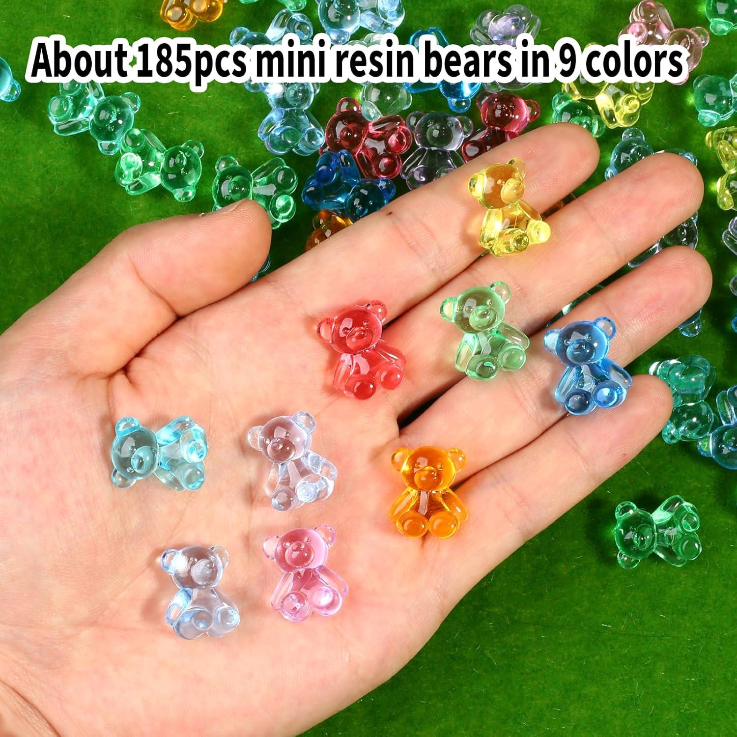 Mini Juguetes de Oso de Resina FXMHEHBB - 180 Piezas 1.78 cm
