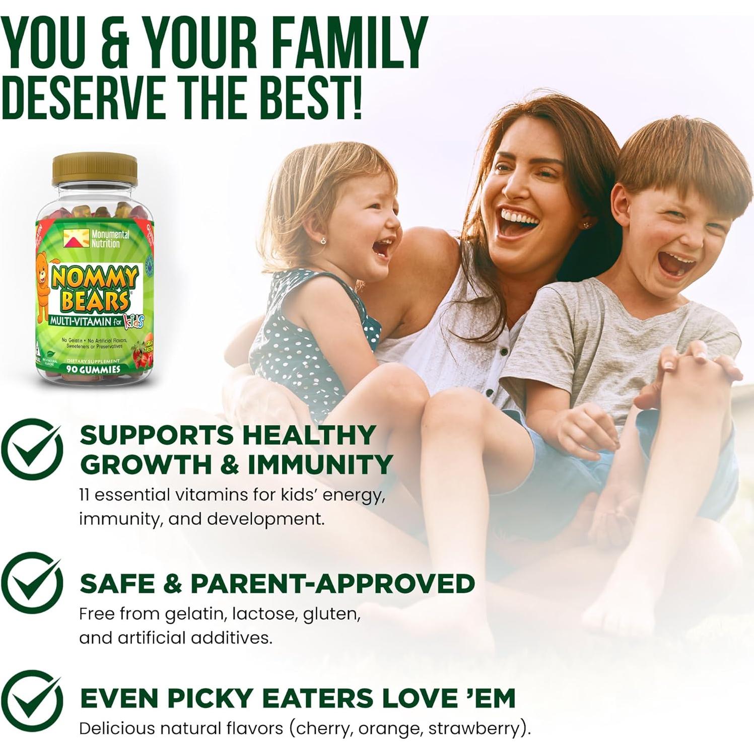 Multivitamina Gominolas Nommy Bears 11 Esenciales 226g