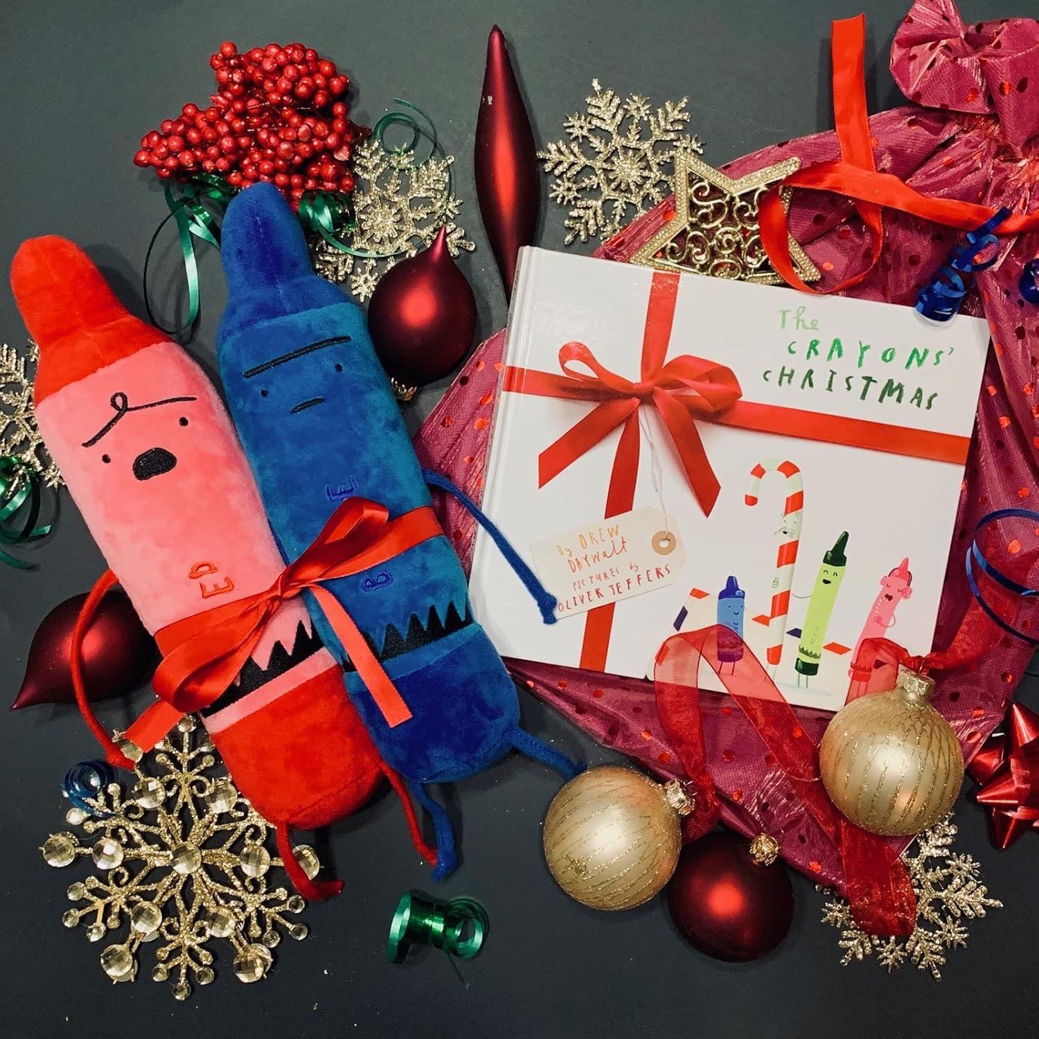 Peluche Crayón Azul MerryMakers 30.48 cm - El Día que los Crayones se Rindieron