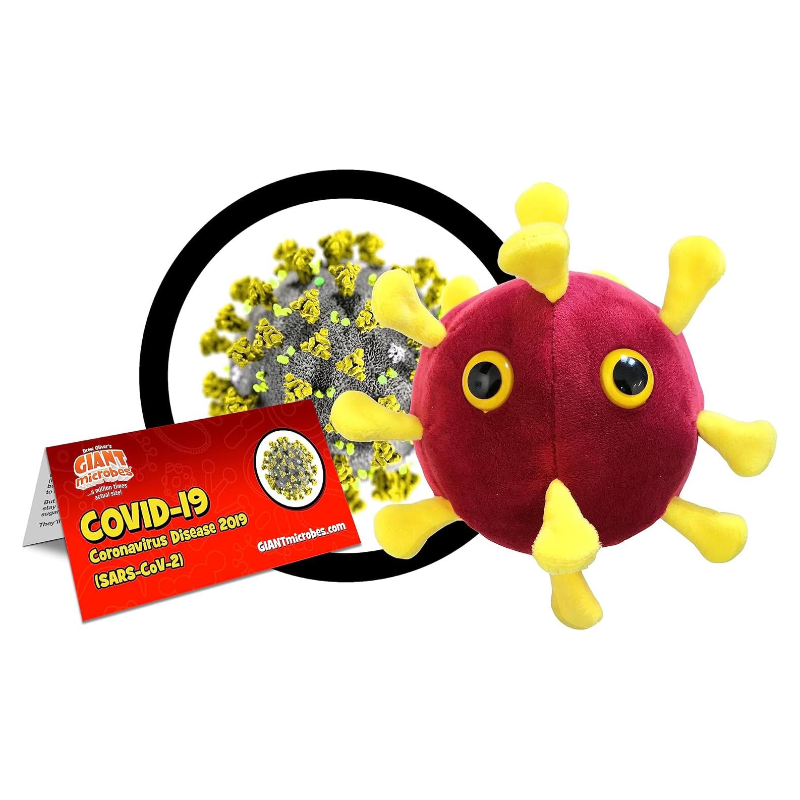 Peluche Coronavirus GIANTmicrobes 15 cm - Regalo Educativo